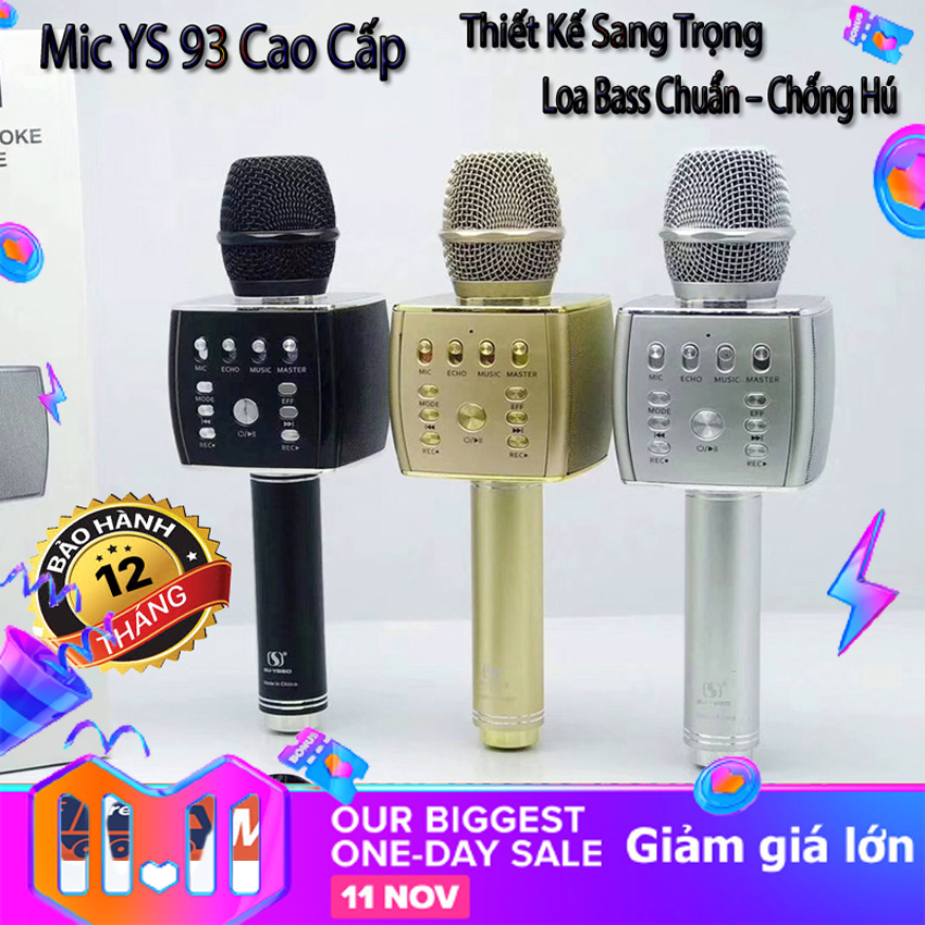 Micro karaoke bluetooth YS-95 loa bluetooth Không Dây Kèm loa Âm vang Ấm mic hát karaoke cầm tay mini micro hát trên xe hơi livestream hay, loa bluetooth mini giá rẻ，mic hát karaoke bluetooth，mic bluetooth karaoke