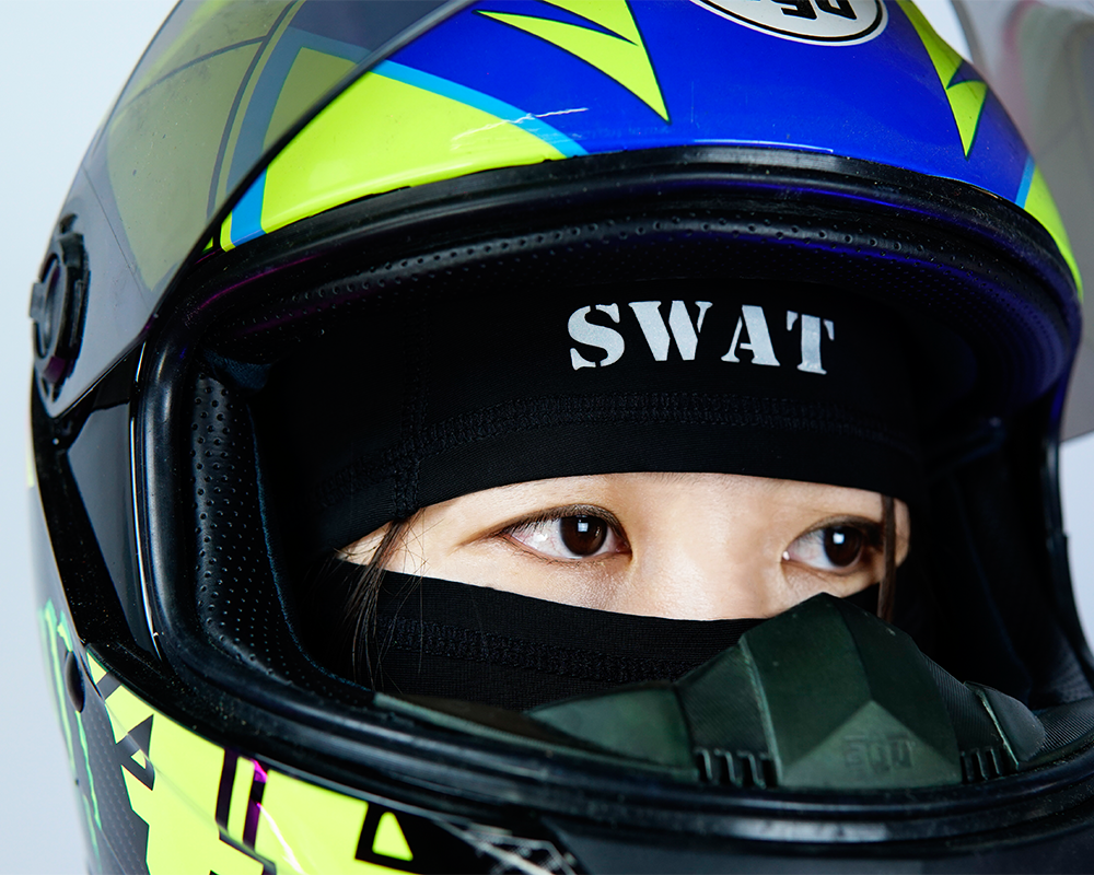 Khăn Trùm Đầu Ninja SWAT 3IN1 ĐEN siêu co dãn