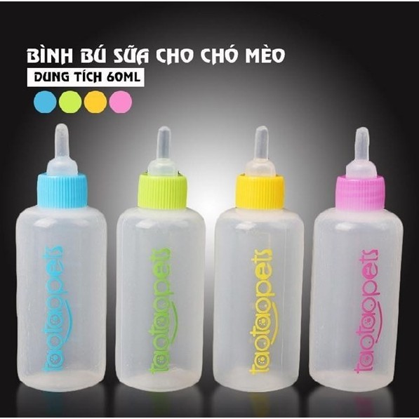 Milk Bottles for Newborn Dogs and Cats (Available in 2 Sizes) - T3 Pets Shop