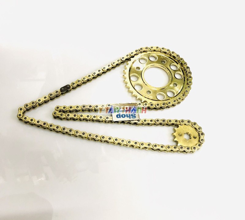 Nhông Sên Dĩa Vàng Gắn Wave Blade