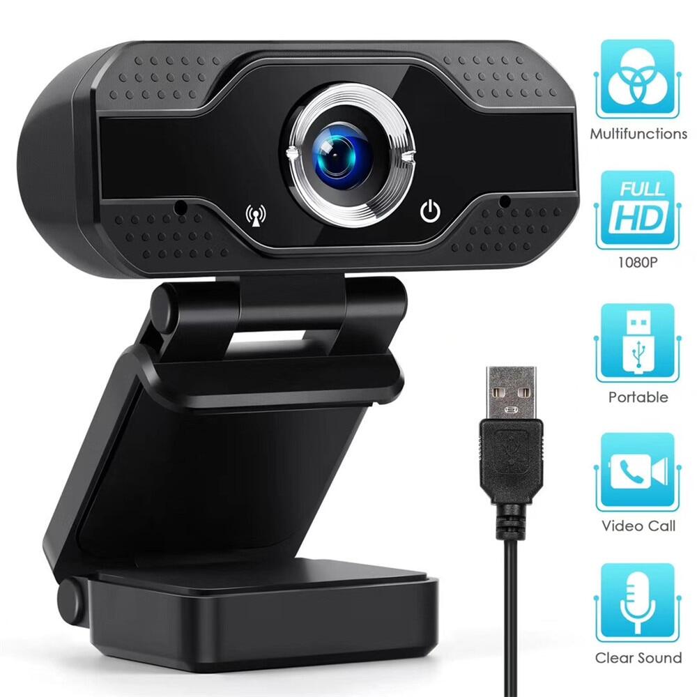 Webcam wc-10 full hd 1080p 4k usb web camera pc có micro tích hợp cho máy tính, lap top