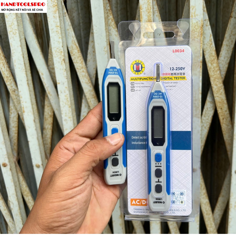 Bút- thử điện hiển thị số 135mm L0034 C-MART (HÃNG ĐỔI MẪU NEW 2025)