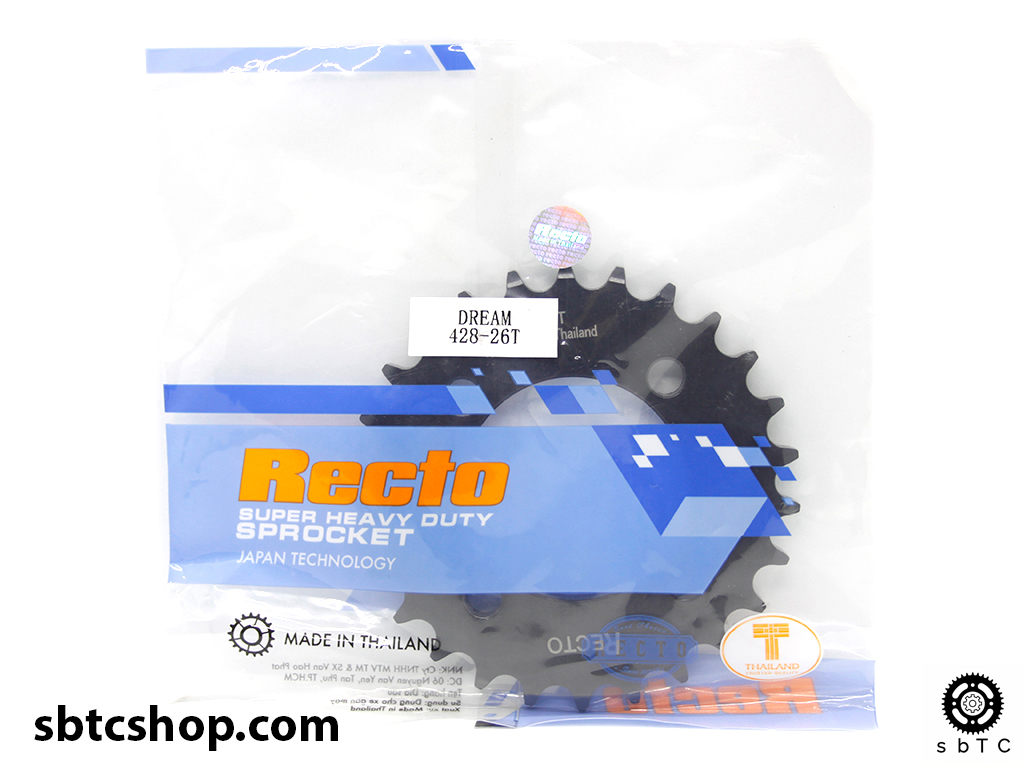 Dĩa recto 26 28 30 32 răng cho xe độ dream wave đời cũ cub future 1 chính hãng