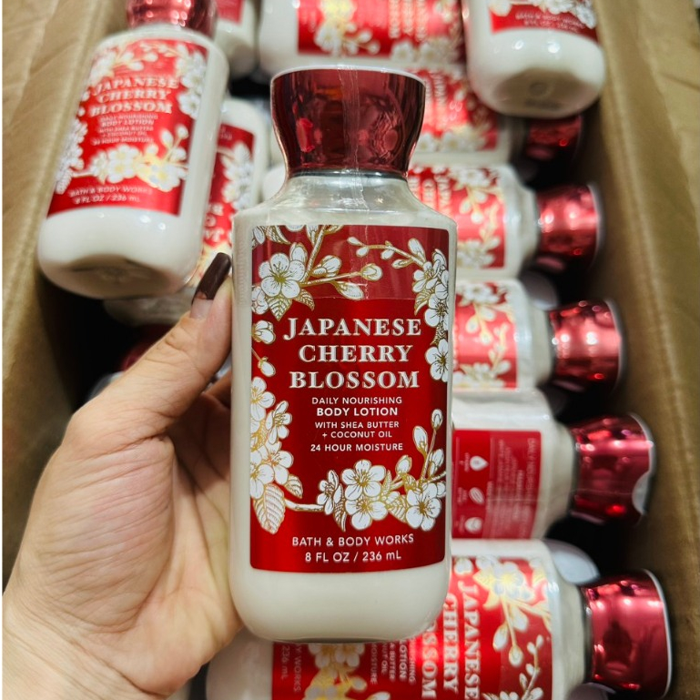 [HCM]Sữa dưỡng thể Bath & Body Works Cherry Blossom Body Lotion 236ml