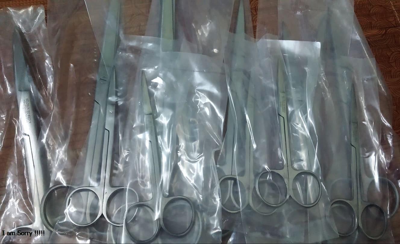 Kéo y tế thẳng tù Pakistan 20cm