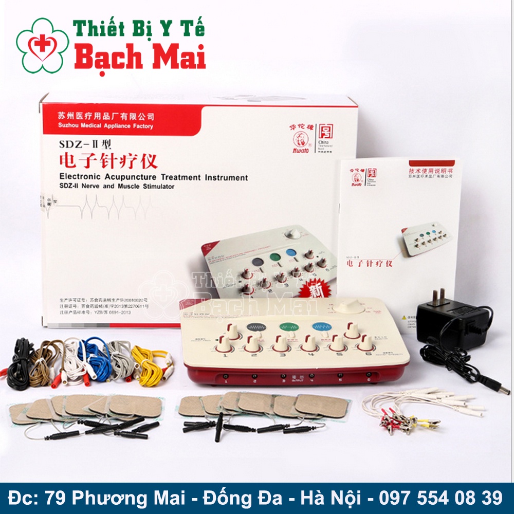 MÁY ĐIỆN CHÂM ( CHÂM CỨU ) HOA ĐÀ SDZ II ĐỎ HÀNG MỚI 2020