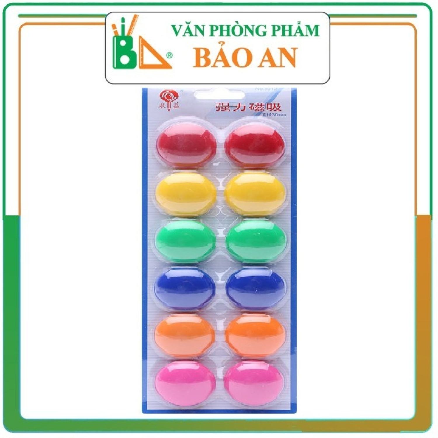 Nam châm gắn bảng 30mm, 20mm , nam châm dính bảng giúp cho các tranh ảnh, giấy tơ` giữ được trên bảng