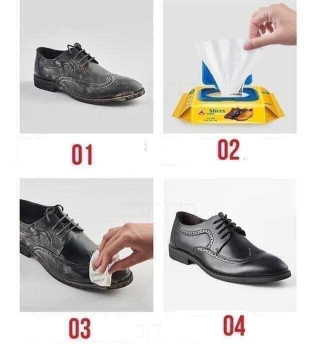 Giấy lau giầy thần thánh Sneaker