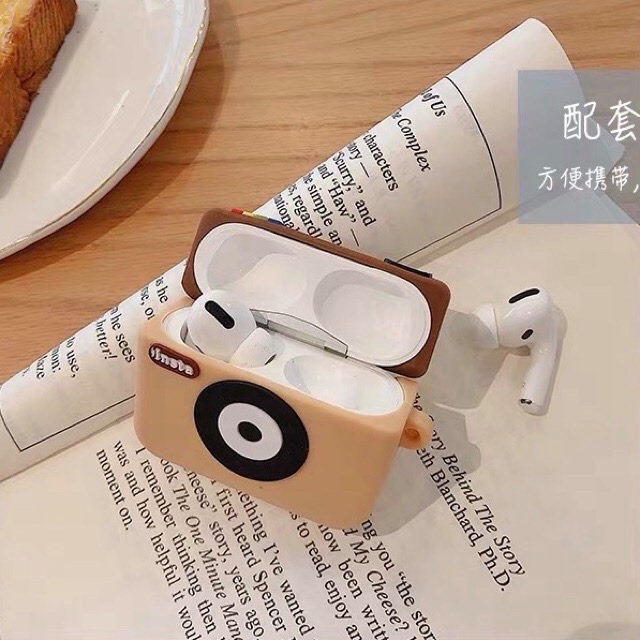 Case Airpods 1/2/pro hộp vuông Instagram (lấy tương tác)