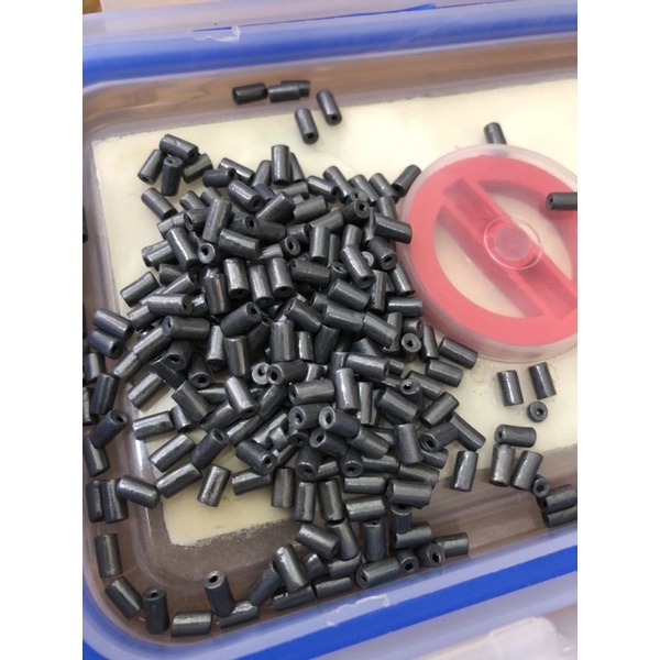 Chì câu cá Rô phi hình trụ tròn siêu bé