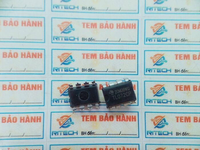 Combo 10 con tl072cp, tl072, jfet dip-8 ic