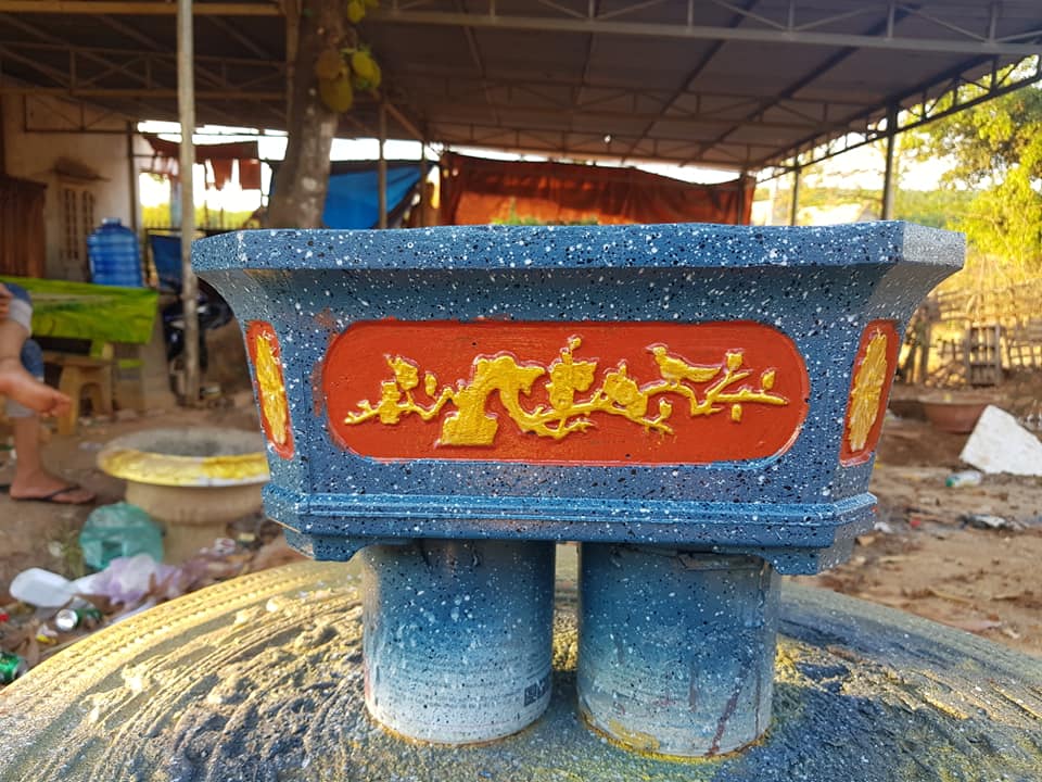 khuôn đúc chậu cảnh chữ nhật 35 (khuôn chậu ABS có lòng trong)