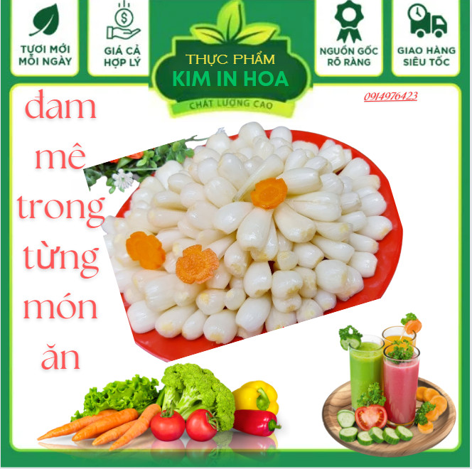 Củ Kiệu Muối Chua Ngọt Và Củ Kiệu Tươi