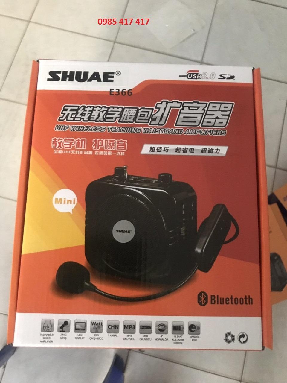 Máy trợ giảng kèm micro không dây E366