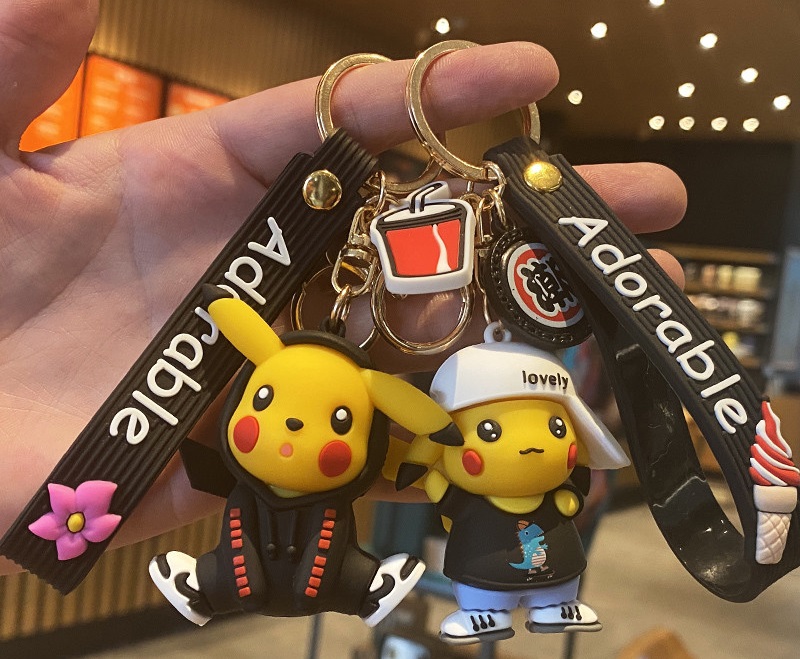 Móc khóa Pikachu - Nhiều màu