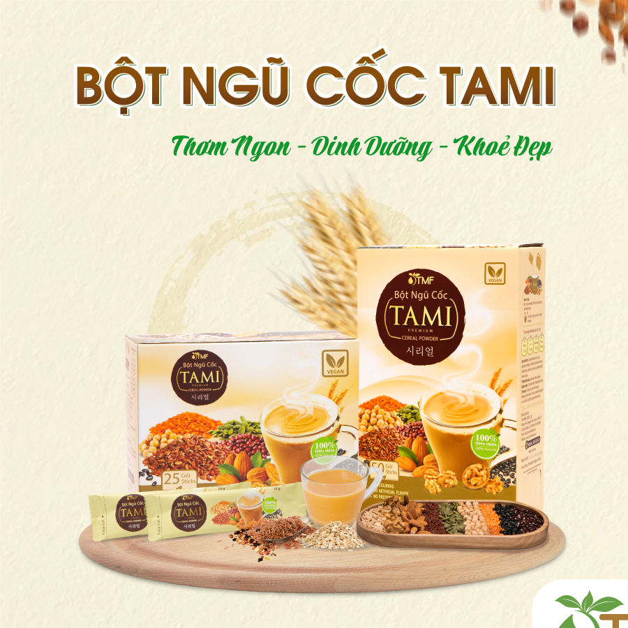 Bột Ngũ Cốc Tami (có đường)