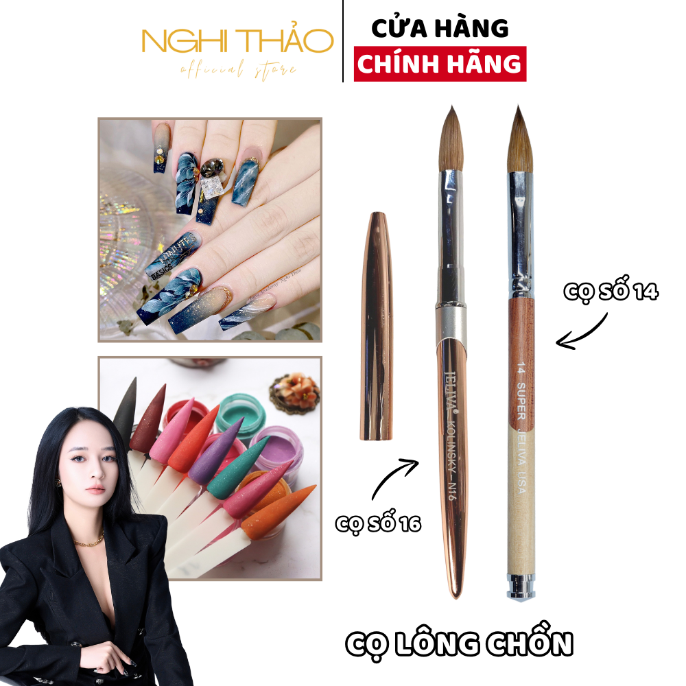 Cọ đắp bột lông chồn JELIVA NGHI THẢO