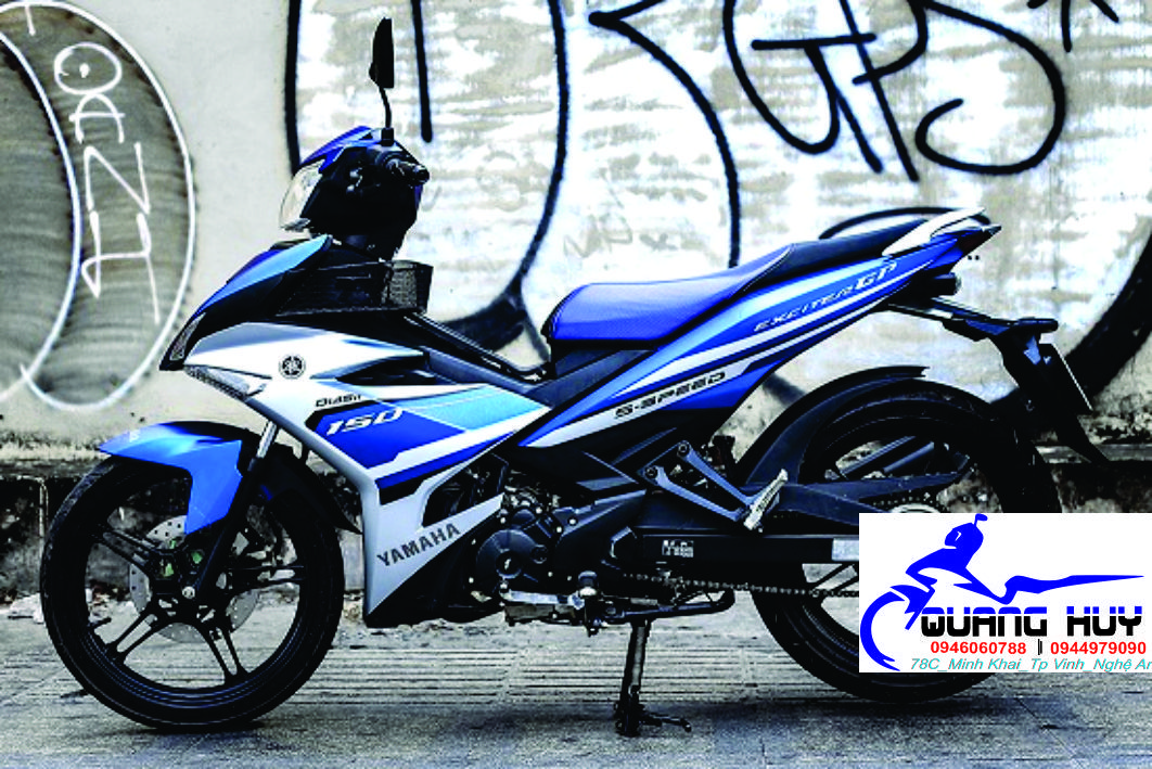 Tem Trùm Exciter 150 Xanh Bạc,Team Decal Ex 150 SPEED