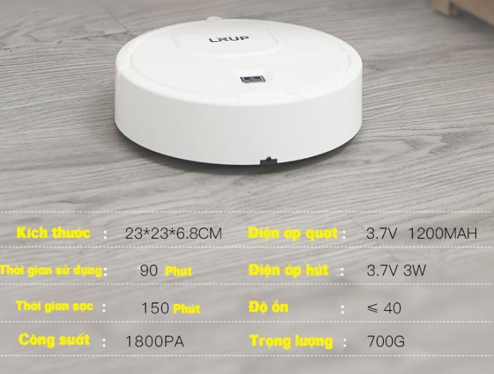 Robot Hút Bụi Thông Minh LRUP Cao Cấp - Smart Robot 2020