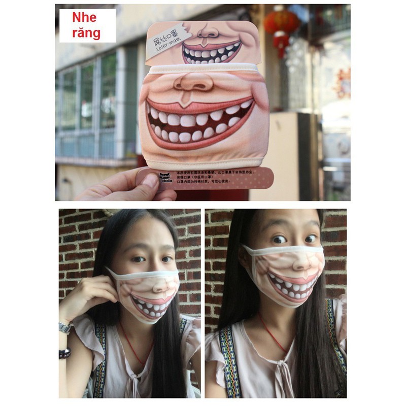 [HCM]Khẩu trang 3D ngộ nghĩnh