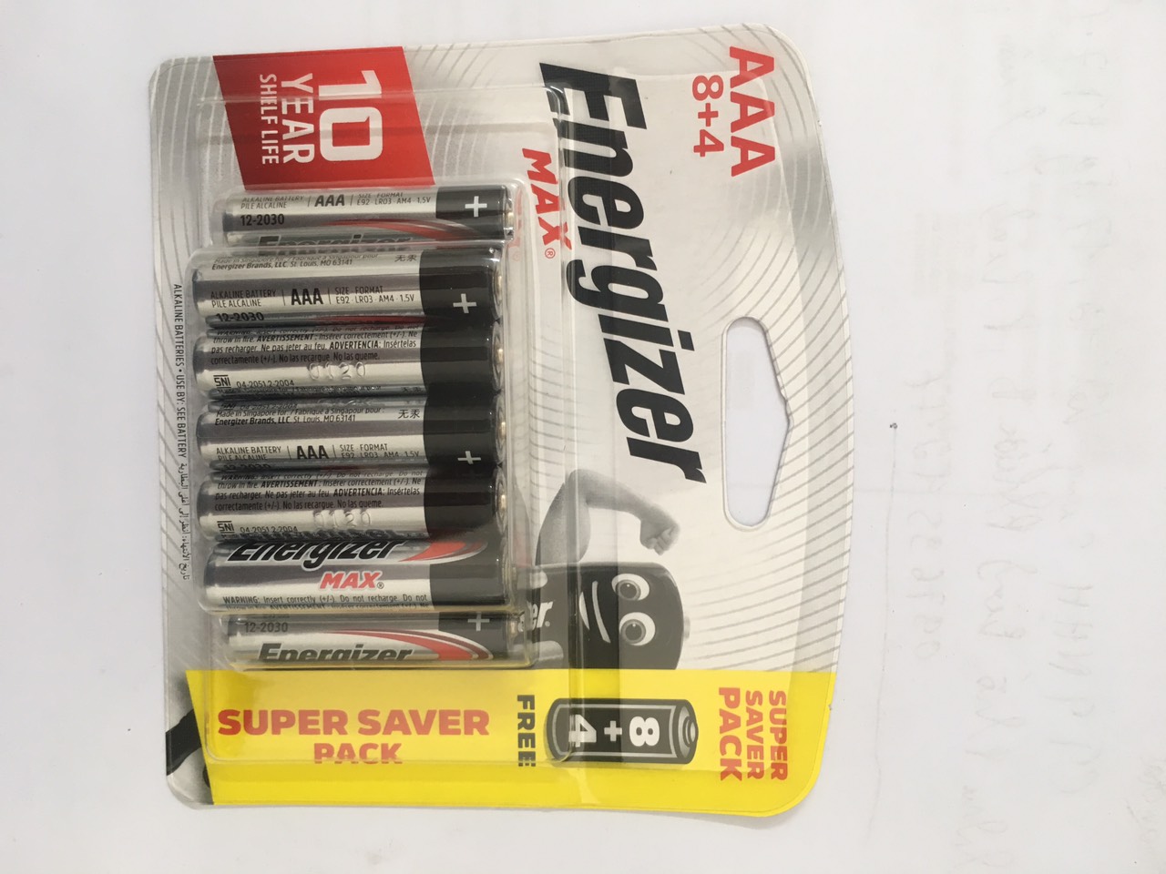 [HCM]pin AAA Energizer alkaline ( vỉ 12 viên )