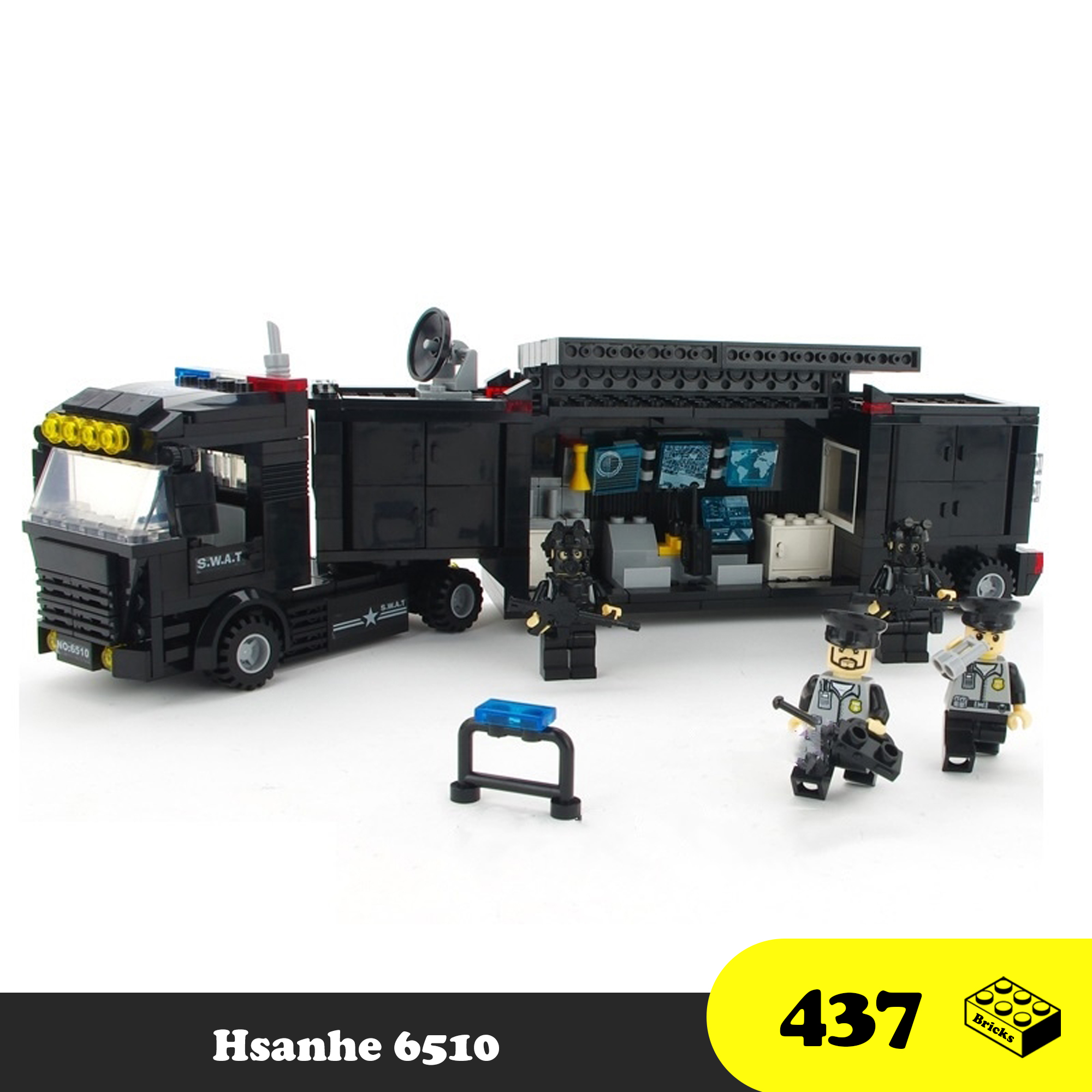 Đồ chơi Xếp hình Cảnh sát đặc nhiệm S.W.A.T - Lego Hshanhe 6508 Đồ chơi thông minh - Đồ chơi trẻ em - Đồ chơi lắp ráp trí tuệ