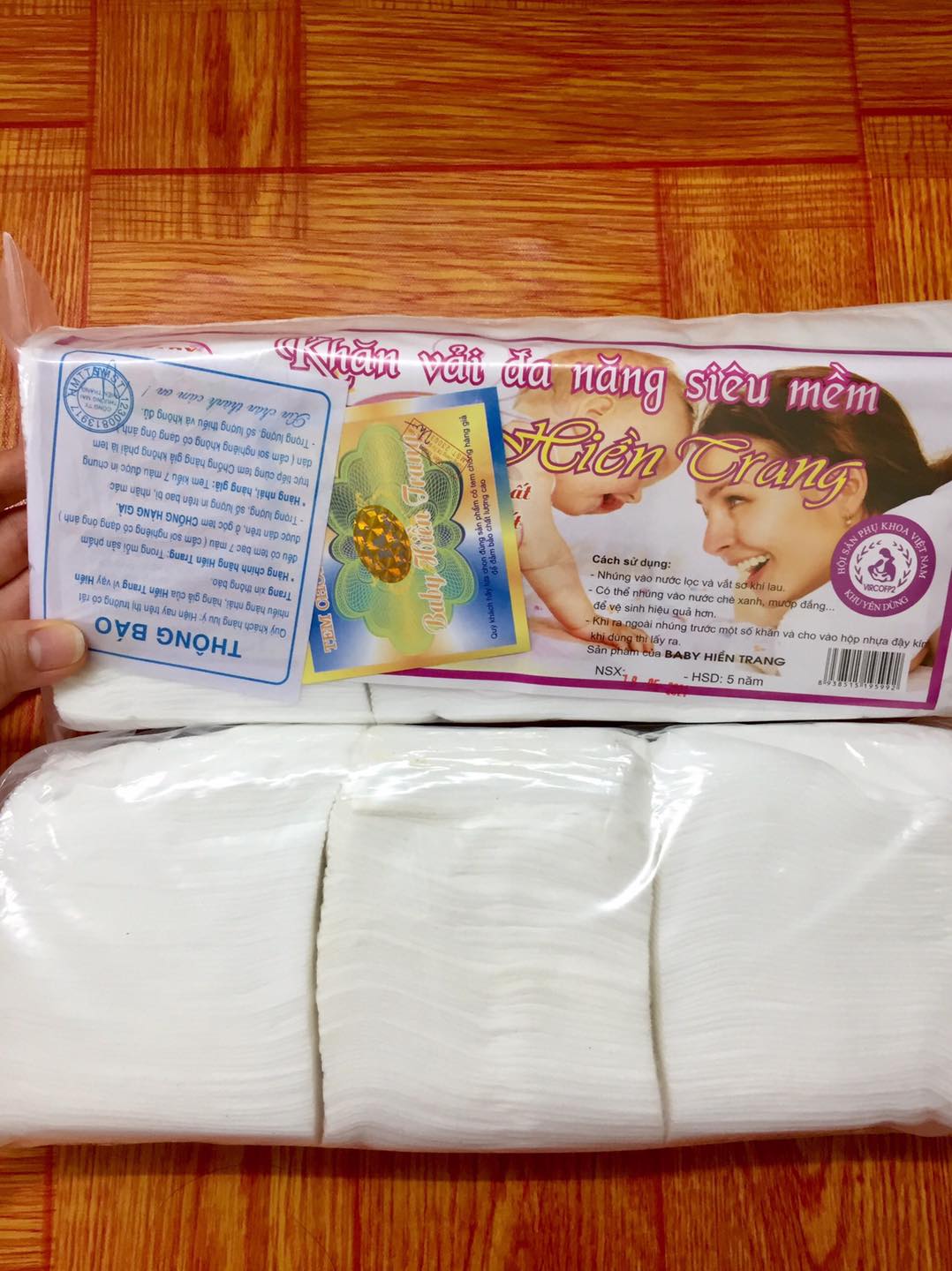 Khăn vải khô đa năng Baby Hiền Trang