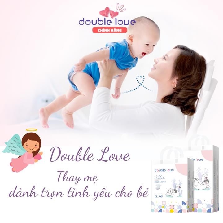 Bỉm quần Double Love size L (9-14kg) 50 miếng