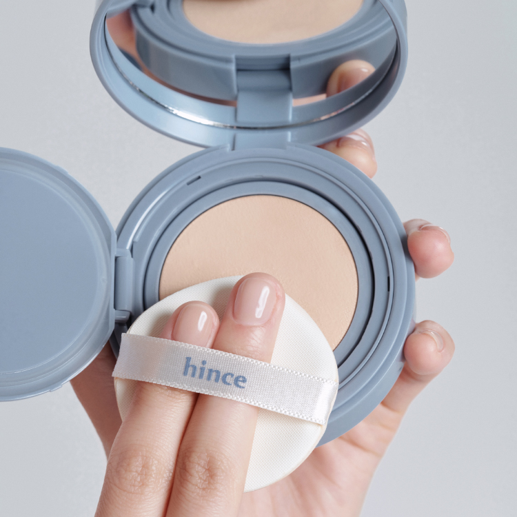 Phấn nước lì kiềm dầu thuần chay hince Second Skin Mesh & Matte Cushion 12g