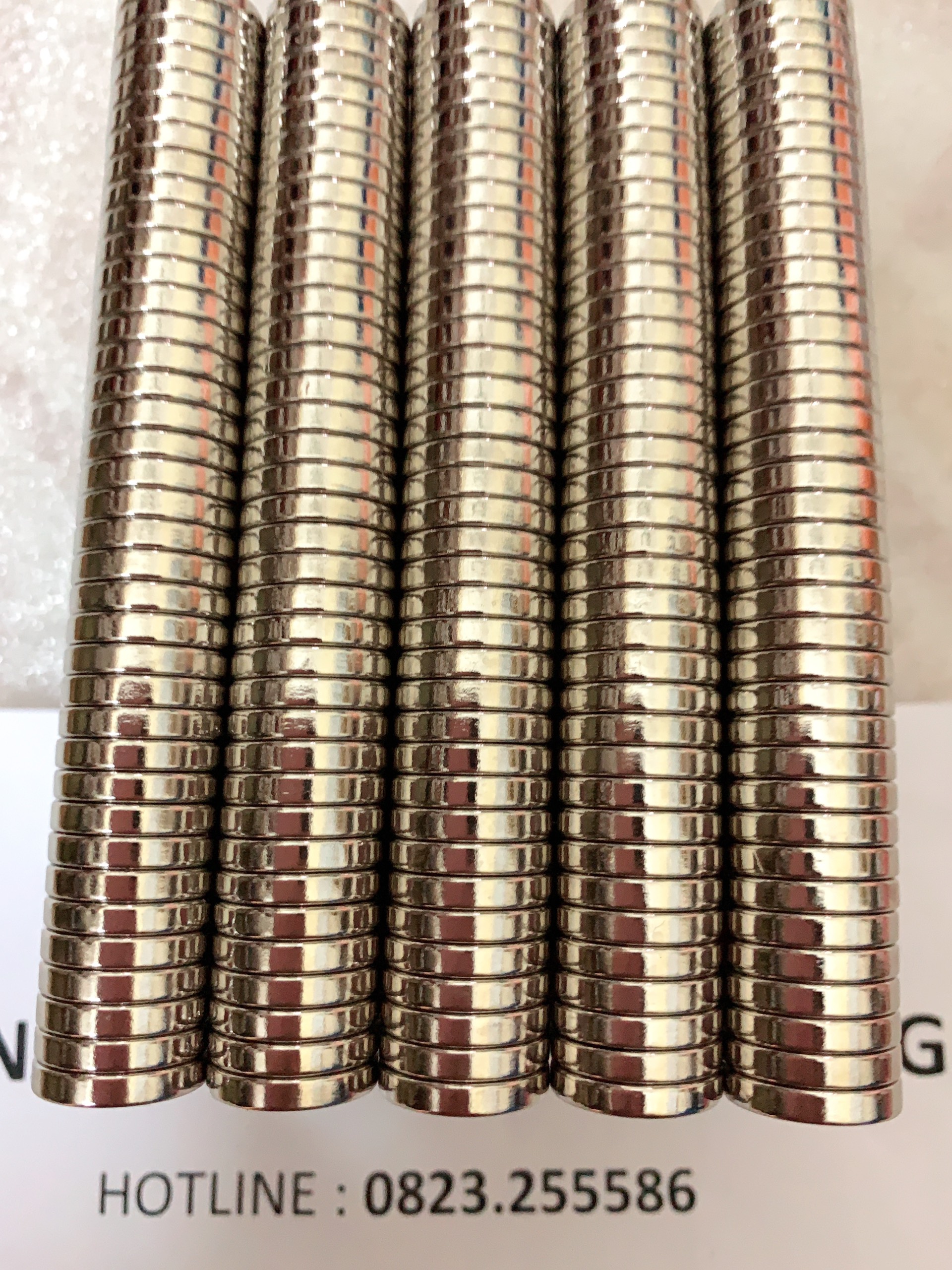 Combo 10 viên Nam châm đất hiếm 15x3mm