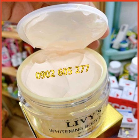 Kem Dưỡng Trắng Da Body Livy’s Thái Lan