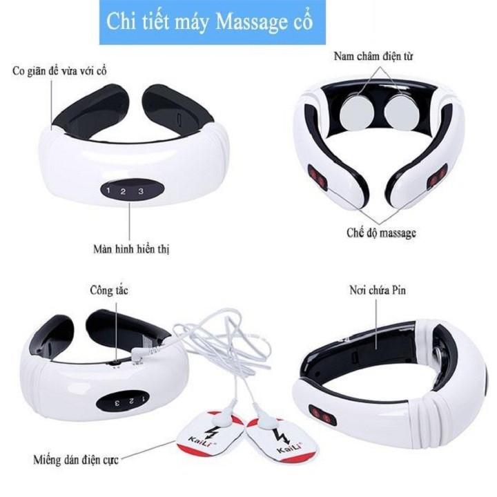 May massage xung dien KL5830 dùng được cho mọi lứa tuổi (trắng)