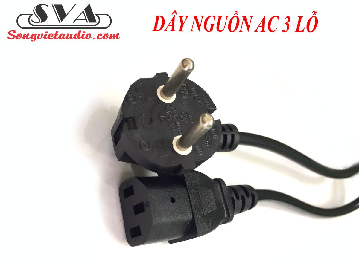 Dây nguồn ac 3 lỗ