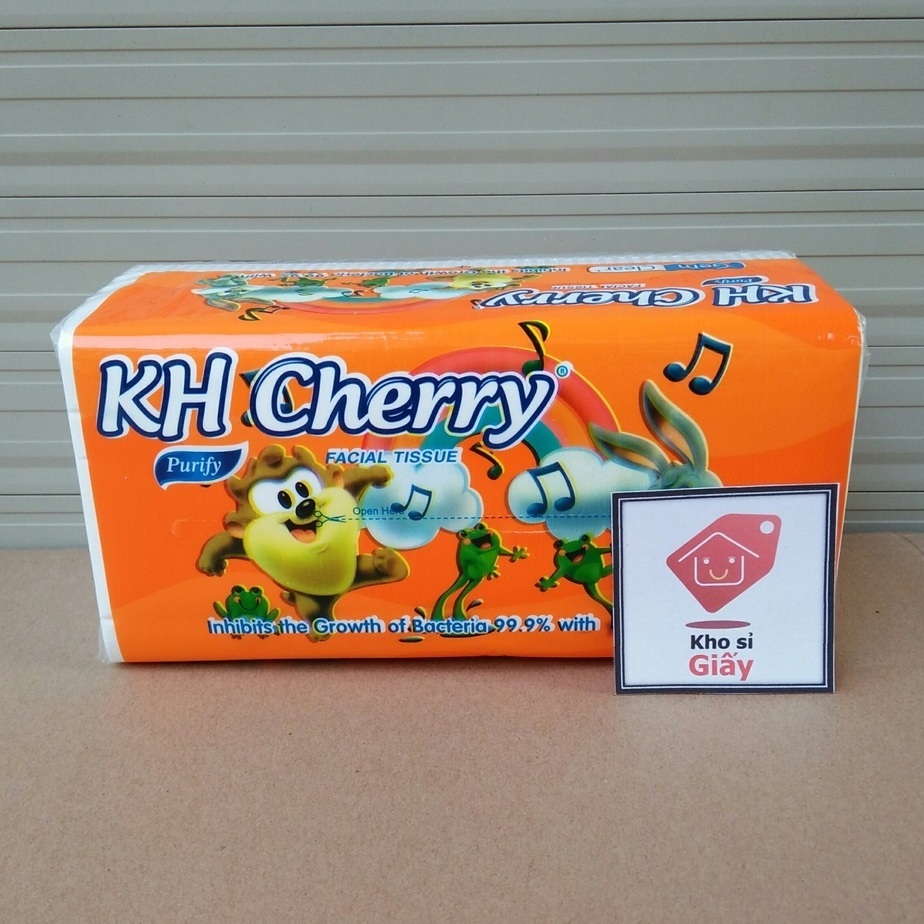 Khăn giấy rút Media 300 tờ/3 lớp gấu trúc dai mềm mịn - Giấy rút trắng bịch lớn
