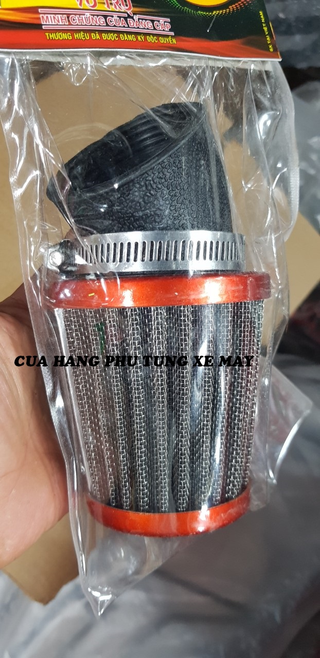 Pô e (lọc gió) tăng tốc trụ lưới gắn cho bình xăng bông mai