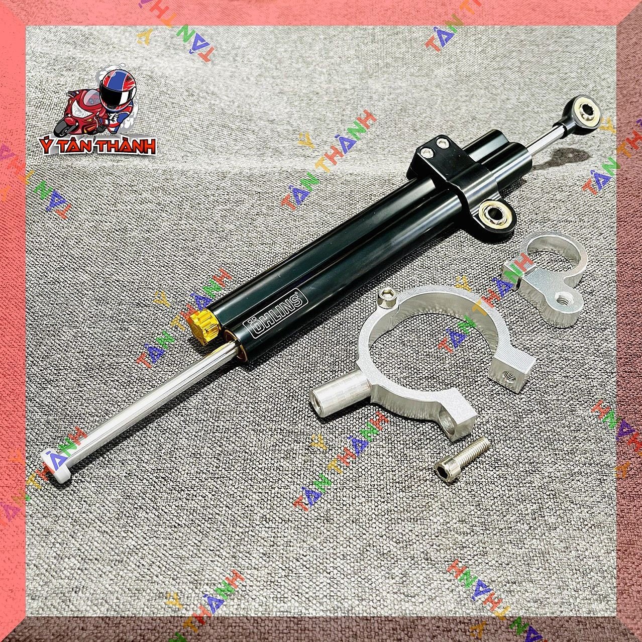Trợ lực sườn ohlin ĐEN có pas sườn cho wave,dream 100 MS10