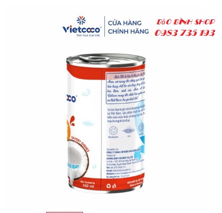 Nước cốt dừa tươi Vietcoco 160ml - Món mặn