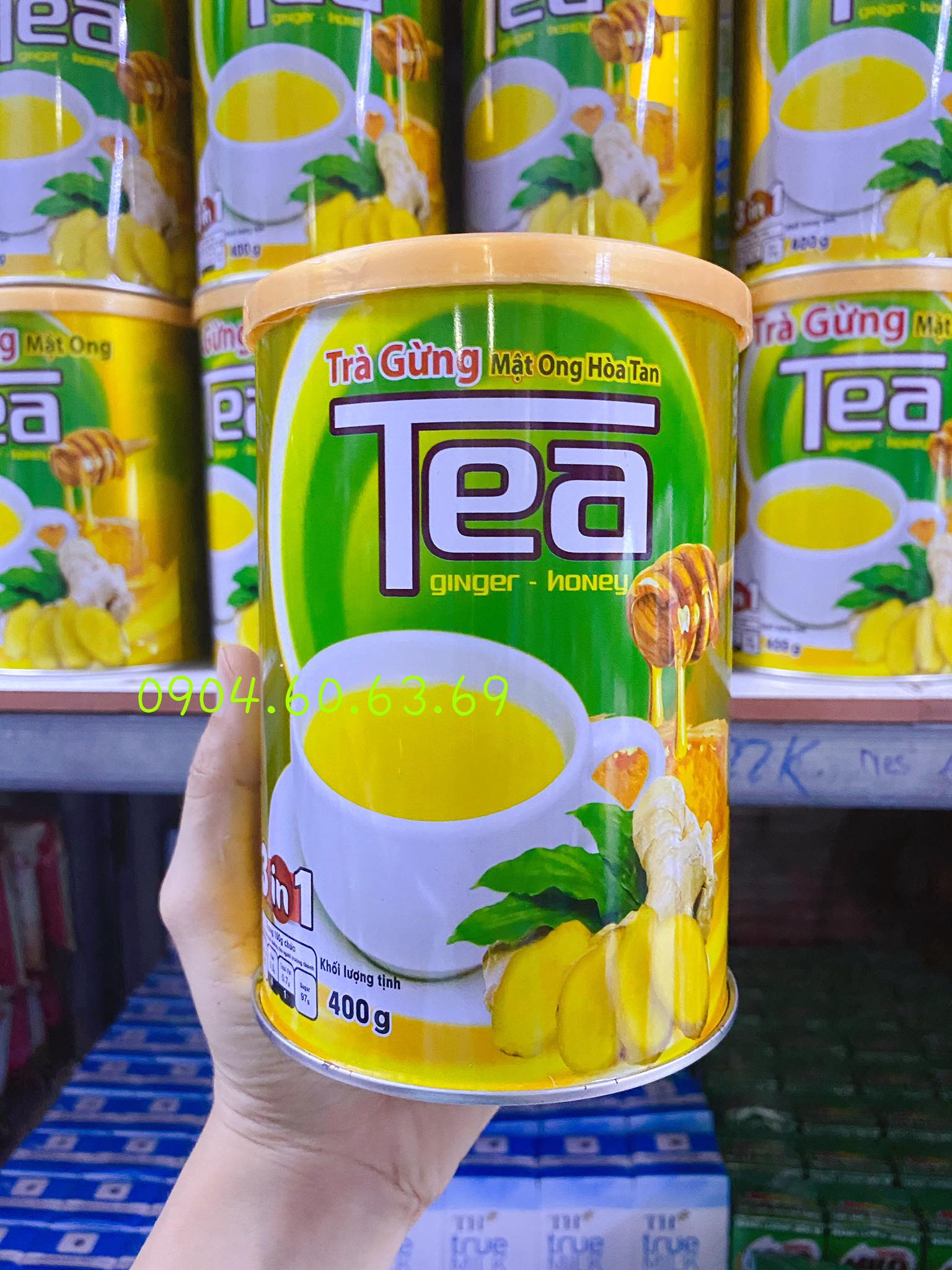 Trà gừng mật ong hoà tan thanh bình 400g