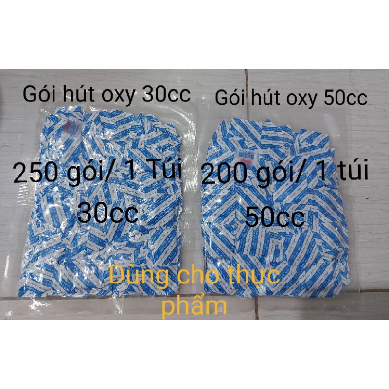 Hút ẩm oxygen loại 30cc (250 gói) /50cc (200 gói), Dùng cho Thực phẩm