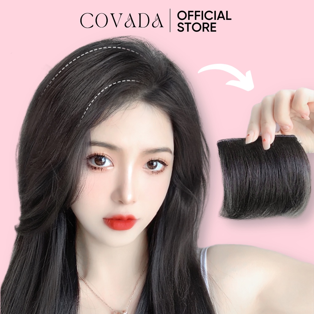 Kẹp phồng chân tóc COVADA tóc giả làm phồng tóc 10cm cao cấp TG07