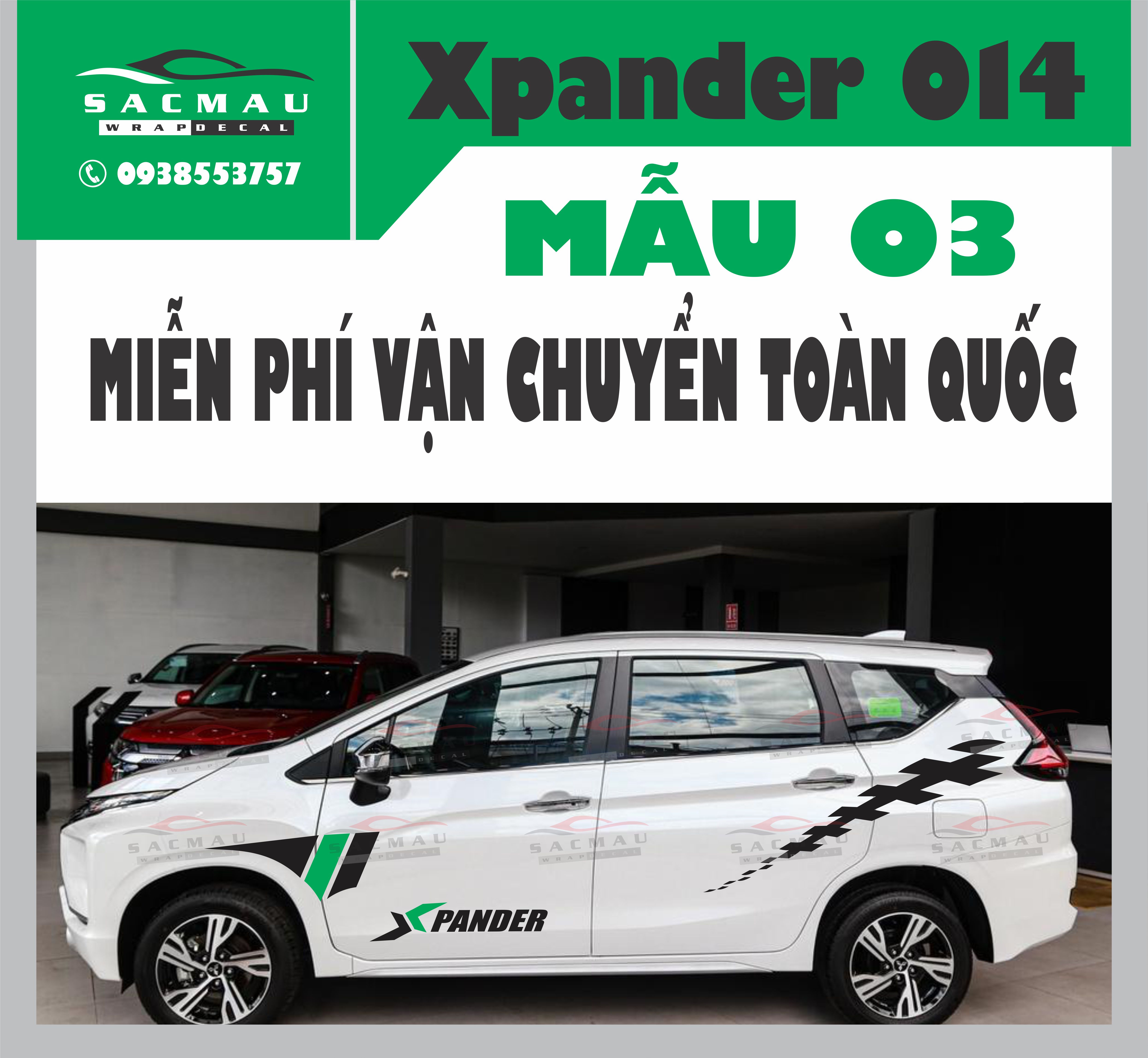 Tem dán xe xpander