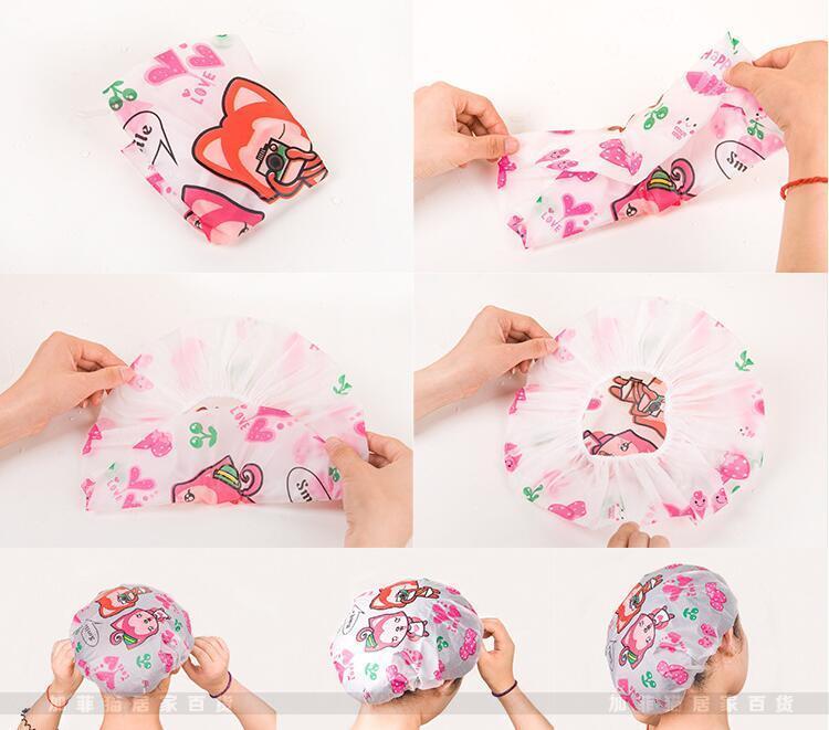 combo 5 Mũ tắm hình thú cute hap1248