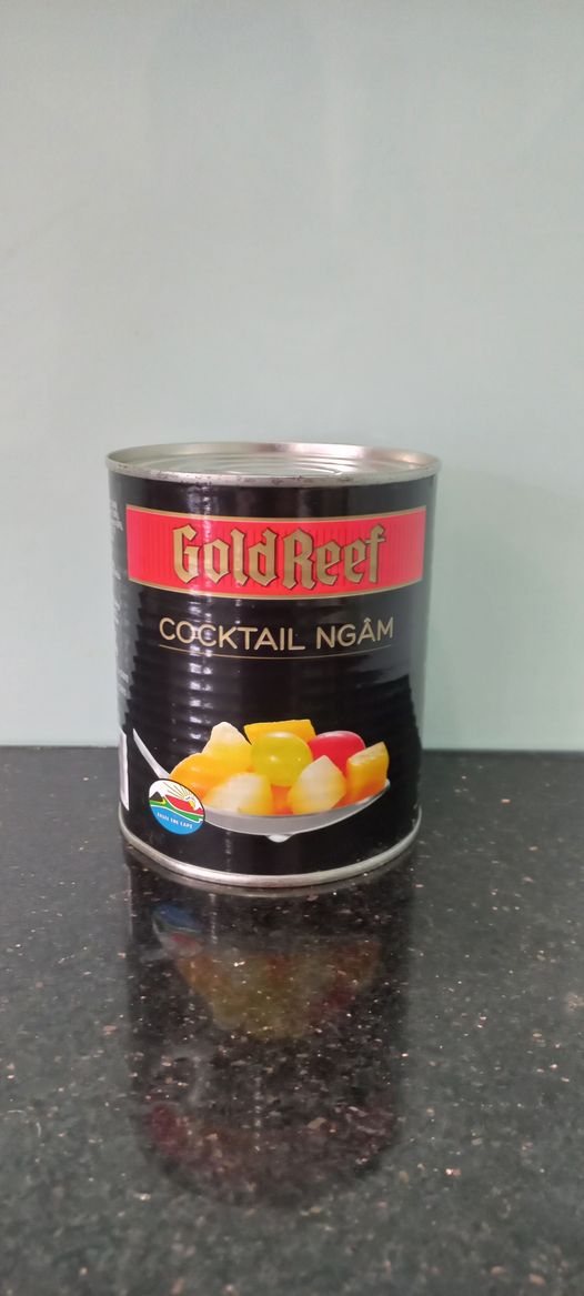 Cocktail trái cây ngâm nước đường.fruit cocktail in syrup 825gr
