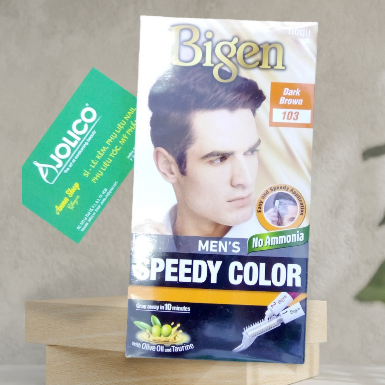Thuốc Nhuộm Tóc Chuyên Phủ Bạc BIGEN SPEEDY NAM 101, 102, 103 HÀNG CÔNG TY CHÍNH HÃNG