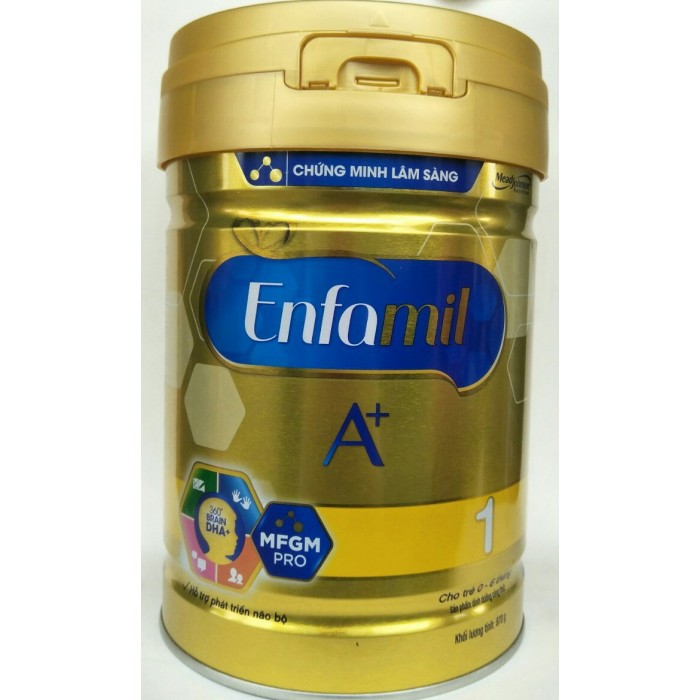 Sữa bột Enfamil A+ 1 DHA+ MFGM Pro lon 830G (trẻ 0-6 tháng) date luôn mới