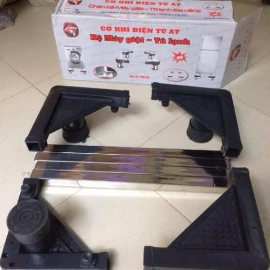 Chân đế máy giặt - giá đỡ tủ lạnh - chân đế tủ lạnh đa năng inox cao cấp nhiều kích thước - kệ chân máy giặt máy lạnh chịu lực siêu tốt