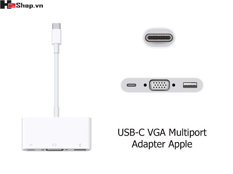 [HCM]CÁP USB-C TO VGA MULTIPORT ADAPTER CHÍNH HÃNG FULLBOX