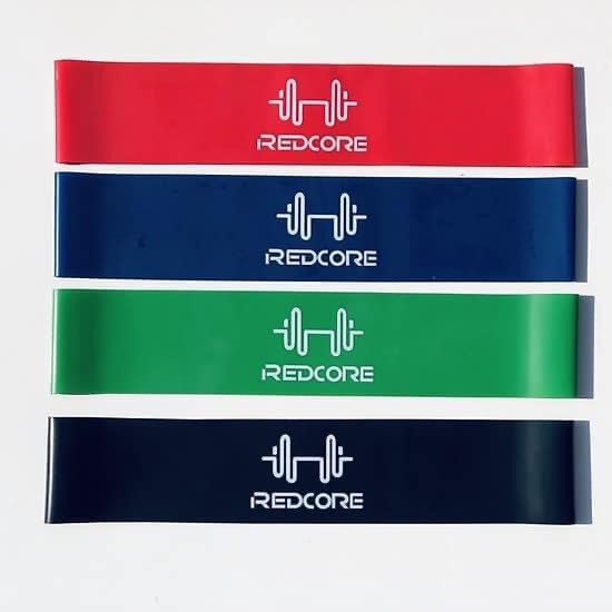 Bộ 6 dây kháng lực , miniband tập mông REDCODE cho vòng 3 siêu đẹp