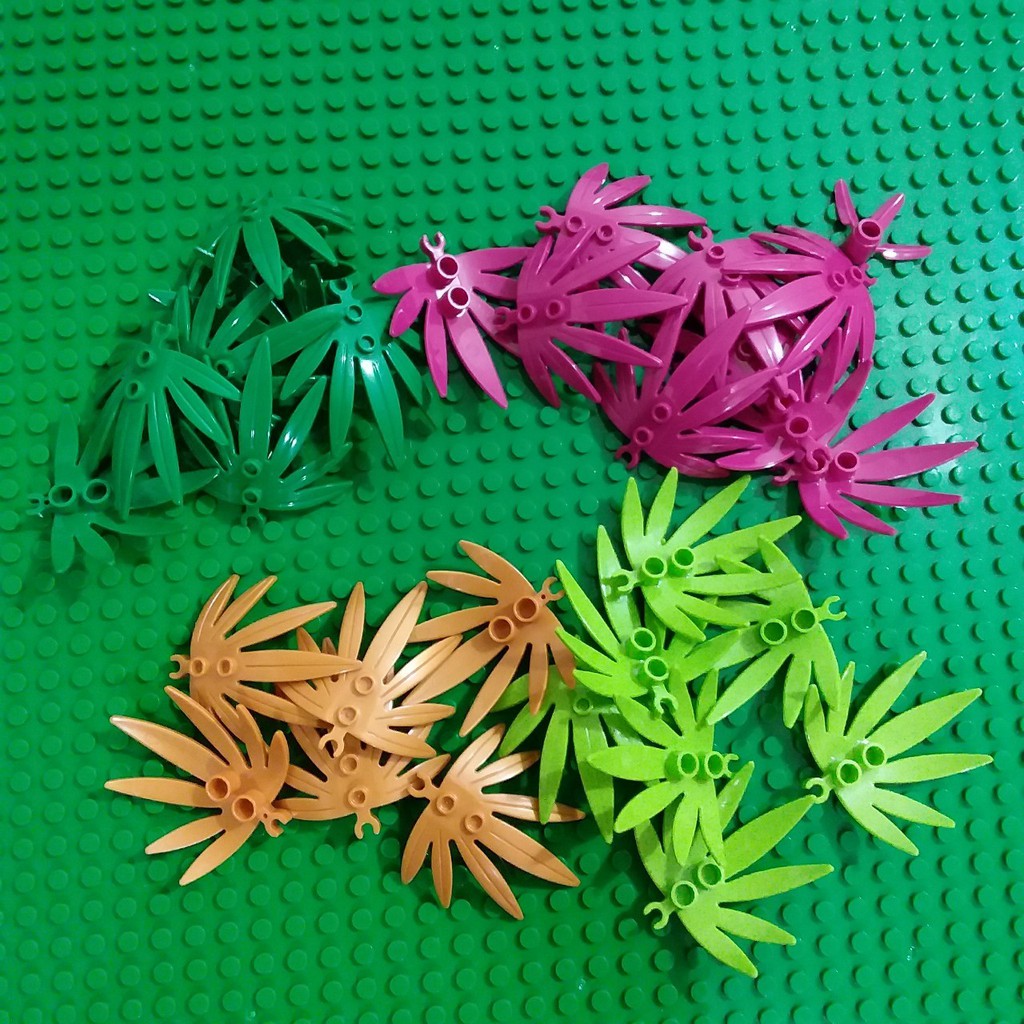 Combo 5 lá cây các màu no.148 phụ kiện moc