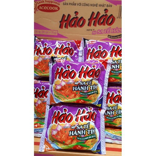 Thùng Mỳ xào tôm hành Hảo Hảo (Thùng 30 gói)